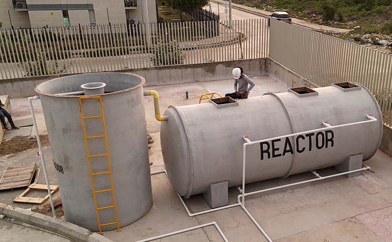 Instalacion de una PTAR